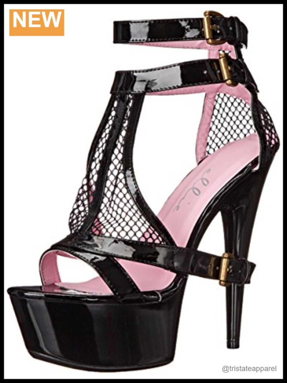 Womens Ankle Boots Platform Heel Double Strap Buckle Rhinestone Open Toe